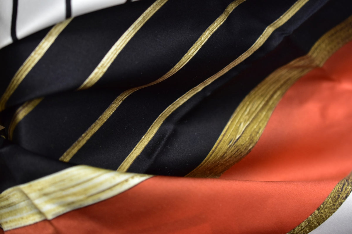 Silk Scarf Avant Garde - Silk Scarves - Origin Soufli Greece - Silk Tales - gift set - detail