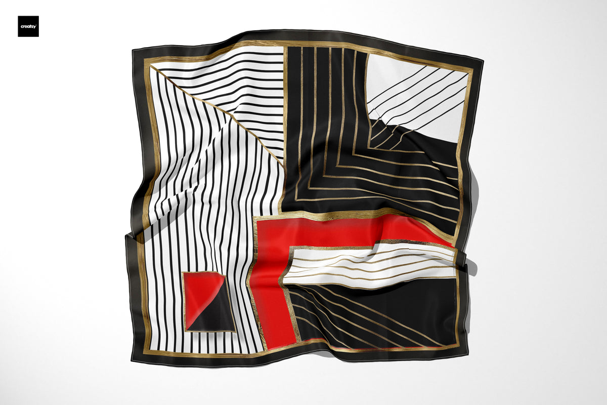 Silk Scarf Avant Garde - Silk Scarves - Origin Soufli Greece - Silk Tales